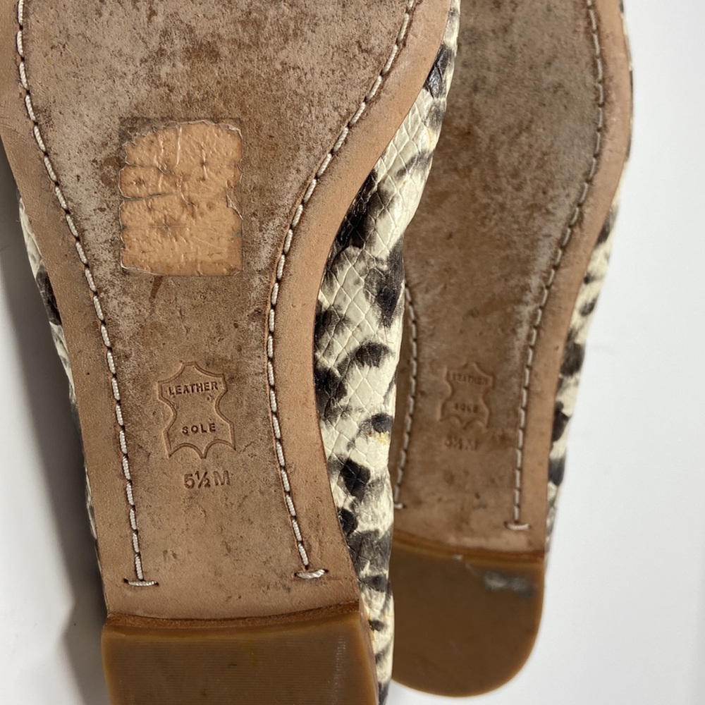 Tory Burch Snake Minnie Ballet Flats - 5.5 - Picture 9 of 9